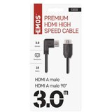 Kabel HDMI 2.0 A/M-A/M 90° 3M | Shoptok.si