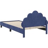  Otroški posteljni okvir z vznožjem Policijska modra 80 x 200 cm, (5000104604) | Shoptok.si