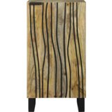  Stranska omarica Rjava 40 x 33 x 75 cm trden mangov les | Shoptok.si