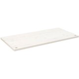  Ploča za radni stol bijela 100x50x2,5 cm od masivne borovine | shoptok.hr