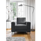 Miuform Tamno siva fotelja od samta Lofty Lilly – | shoptok.hr