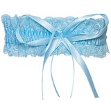 Cottelli Accessoires čipkasta podvezica s mašnom - S-L (plava) | shoptok.hr