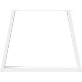  Noge za jedilno mizo v obliki črke V, 2 kosa, bele, 90 x (72-73,3) cm, jeklo, (22123842) | Shoptok.si