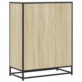 Ormarić za cipele Sonoma hrast Konstruirano drvo i metal | shoptok.hr