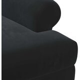  Ljubavni kauč s gumbima Crna 120 x 66 x 78 cm Baršun | Eponuda.ba