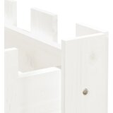  Povišena vrtna gredica bijela 200 x 30 x 30 cm masivna borovina | Eponuda.com