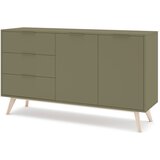 Marckeric Zelena komoda v mat dekorju 140x81x40 cm Campus – | Shoptok.si