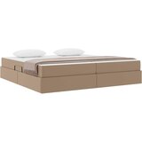  Krevet s madracem i skladištem 2 kom. Boja cappuccina Koža Smeđa 200 x 200 cm | shoptok.hr
