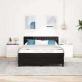  Krevet s podlogom s madracem Crni 140x200 cm Bar&amp;scaron;un Slike