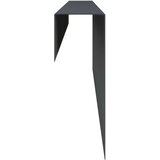Profil za rubove vrta 2 kom. 100 x 5 x 15 cm Čelik Antracit | shoptok.hr