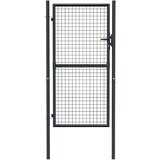  Vrtna vrata od mrežastog čelika 100x175 cm, siva | shoptok.hr