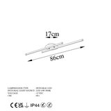 Opviq lights črna led stropna svetilka 10x86 cm umut – | Shoptok.si