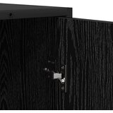  Kreveta Crni hrast 92 x 35 x 76 cm Konstruirano drvo | shoptok.hr