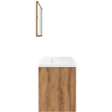 vidaXL Kopalniška garnitura 3-delna artisan hrast inženirski les | Shoptok.si