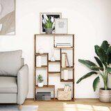 vidaXL Knjižna omara starinski les 72x20x120 cm inženirski les | Shoptok.si