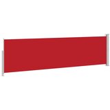  Uvlačiva bočna tenda za terasu 140 x 500 cm crvena | shoptok.hr