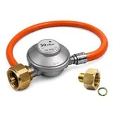 Gas Anschluss-Set 50mBar 1,5kg /h, 80 cm Schlauch