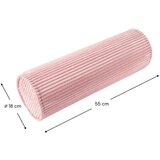 Wigiwama Rožnata otroška sedežna blazina rebrasti žamet Roll – | Shoptok.si