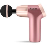Neo-Sport NS-500 masažni pištolj 100 W s 8 nastavki roza | Shoptok.si