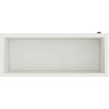  Vrtna posuda za sadnju s LED svjetlom 2 kom. Bijela - Bijela 40 x 100 x 40 cm 2 | shoptok.hr