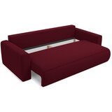 Makamii Bordo baršunasti sklopiva/s prostorom za odlaganje sofa 238 cm Kapua – | shoptok.hr