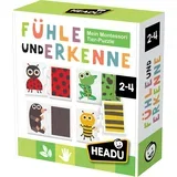 Živalska sestavljanka Montessori Tipaj in spoznaj - 1 k.