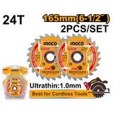 Ingco tsb1653 tct list testere za drvo 2/1 165mm ( TSB1653 ) Cene