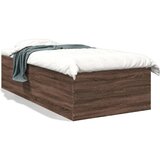 vidaXL Okvir za krevet smeđi hrast 100 x 200 cm konstruirano drvo | shoptok.hr