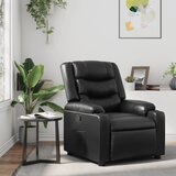 Maison Chic Naslanjač - Relax naslanjač črno umetno usnje, (22061854) | Shoptok.si