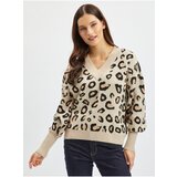 Orsay Beige Women Patterned Sweater - Women Cijene