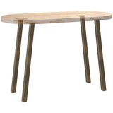  Noge za konzolni stol 4 kom. Prirodni čelik 72 cm Čelik | shoptok.hr