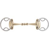 Stübben STEELtec Dvojno lomljena 4v1 brzda Golden Wings 'Sweet Copper' - 13,5 cm Cene