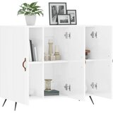  Komoda sjajna bijela 90x34x80 cm od konstruiranog drva | shoptok.hr