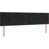  s opruga kutije s uzglavljem Crna 180 x 200 cm Baršun | shoptok.hr