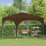  Rastezljivi šator za zabave 290 x 290 x 245 cm Sivosmeđa | shoptok.hr