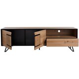 XORA nizka omarica črna, barve hrasta | Shoptok.si