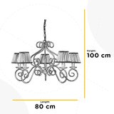Lesnina XXXL LESTENEC 4808 VIVIENNE 80/80/100 cm E14 | Shoptok.si