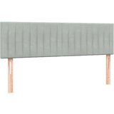 vidaXL Krevet s oprugama i madracem svjetlosivi 160x220 cm baršunasti | shoptok.hr