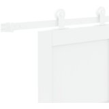 vidaXL Klizna vrata s priborom 'ORKDAL'Bijela od čvrstog drva bora | shoptok.hr