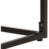  Komoda crna 60 x 30 x 120 cm od masivnog drva bagrema i manga | shoptok.hr