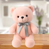 Plišana igračka medo sa sivom mašnom 55cm - rozi | shoptok.hr