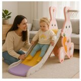  MamaKids dječji tobogan za dvorište i igraonicu " Zeko "– roza boja | shoptok.hr