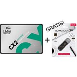 Team Group Teamgroup Teamgroup 1TB SSD CX2 3D NAND SATA 3 2,5 + GRATIS USB 32GB T253X6001T0C101 Cene
