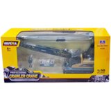  Metalni bager gosenicar za igro z dvigalom Huina 1:50 - siva/rumena | Shoptok.si