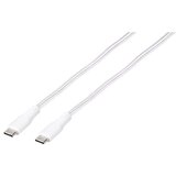 Vivanco Kabel 62397, USB Type-C na USB Type-C, 0.5m, pleteni, bijeli | shoptok.hr