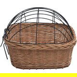  Sprednja kolesarska košara s pokrovom 50x45x35 cm nar | Shoptok.si