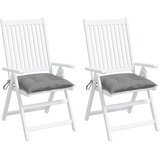  Jastuci za stolice 2 kom sivi 50 x 50 x 7 cm od tkanine Oxford | shoptok.hr