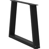  Noge za klub stolić V-oblika 2 kom Crne 70 x (42-43,3) cm Čelik | shoptok.hr