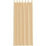 Voile zavjese s petljama 2 kom pijesak 140x260 cm | shoptok.hr