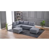 Atelier Del Sofa SEDENA GARNITURA SANTORINI (VE BARV) - Siva - Leva | Shoptok.si